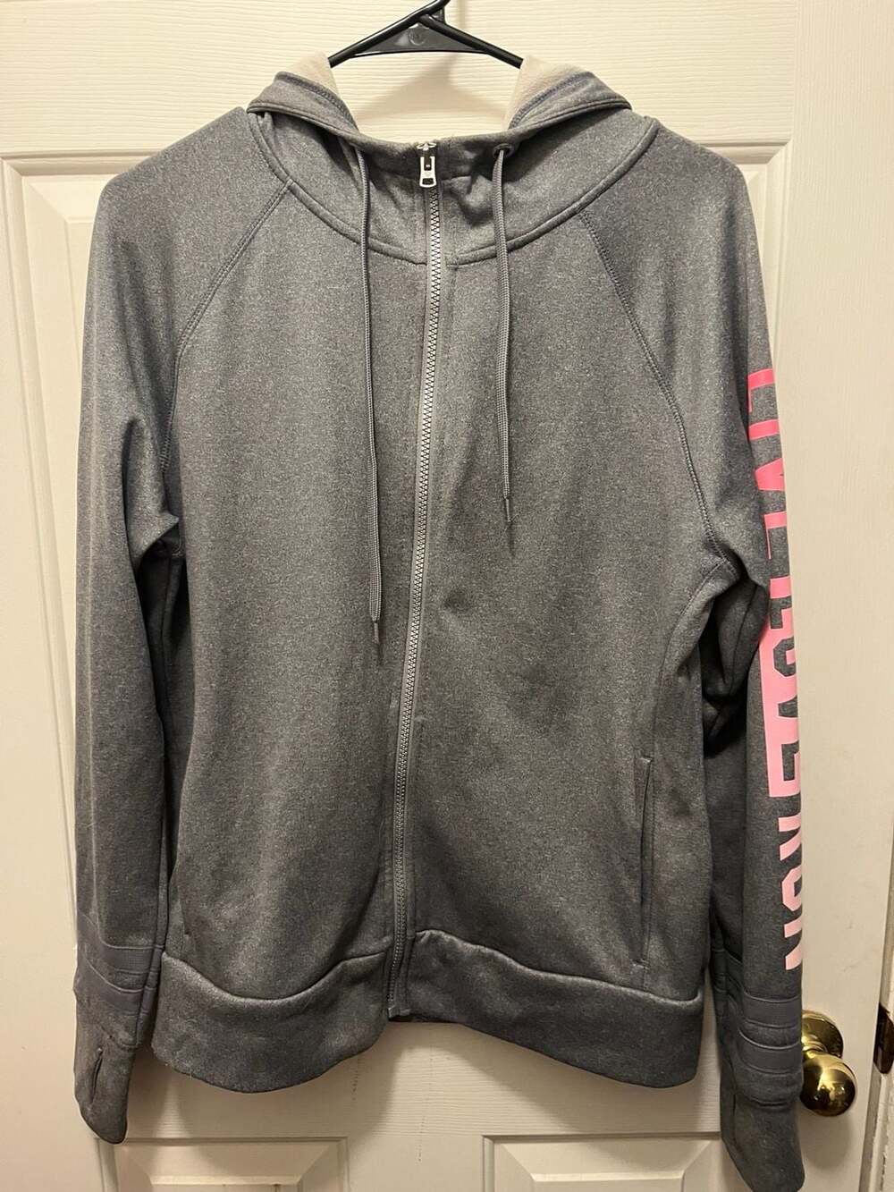 Live Love Dream Gray Full Zip Hoodie Live Love Run Sweatshirt